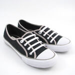 Tom Tailor Canvas-Sneaker Schwarz
