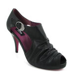 s.Oliver Peep-Toes Schwarz