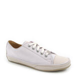 VALMY MODA Leder-Sneaker Hellgrau